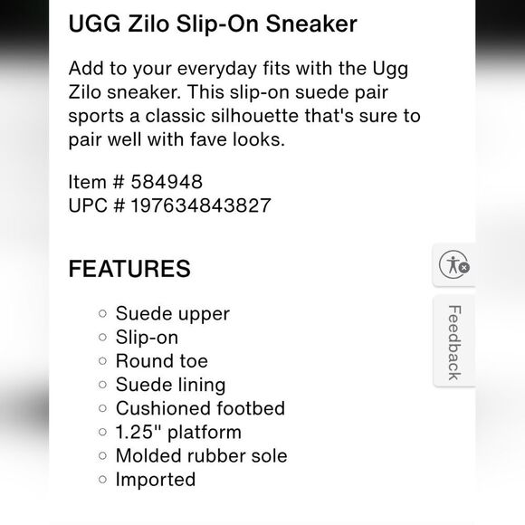 Ugg Zilo Slip-On Sneaker- Black - Picture 7 of 11